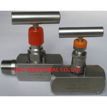 Stainless Steel Needle Valve with External Thread End